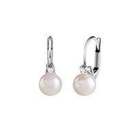 Ohrringe Bliss Dame in Weißgold Perla 20092855